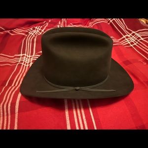 Vintage Stetson 20x beaver fur felt cowboy western hat brown 7 1/2
